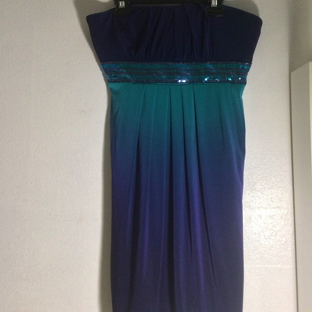 Blue Short Dress